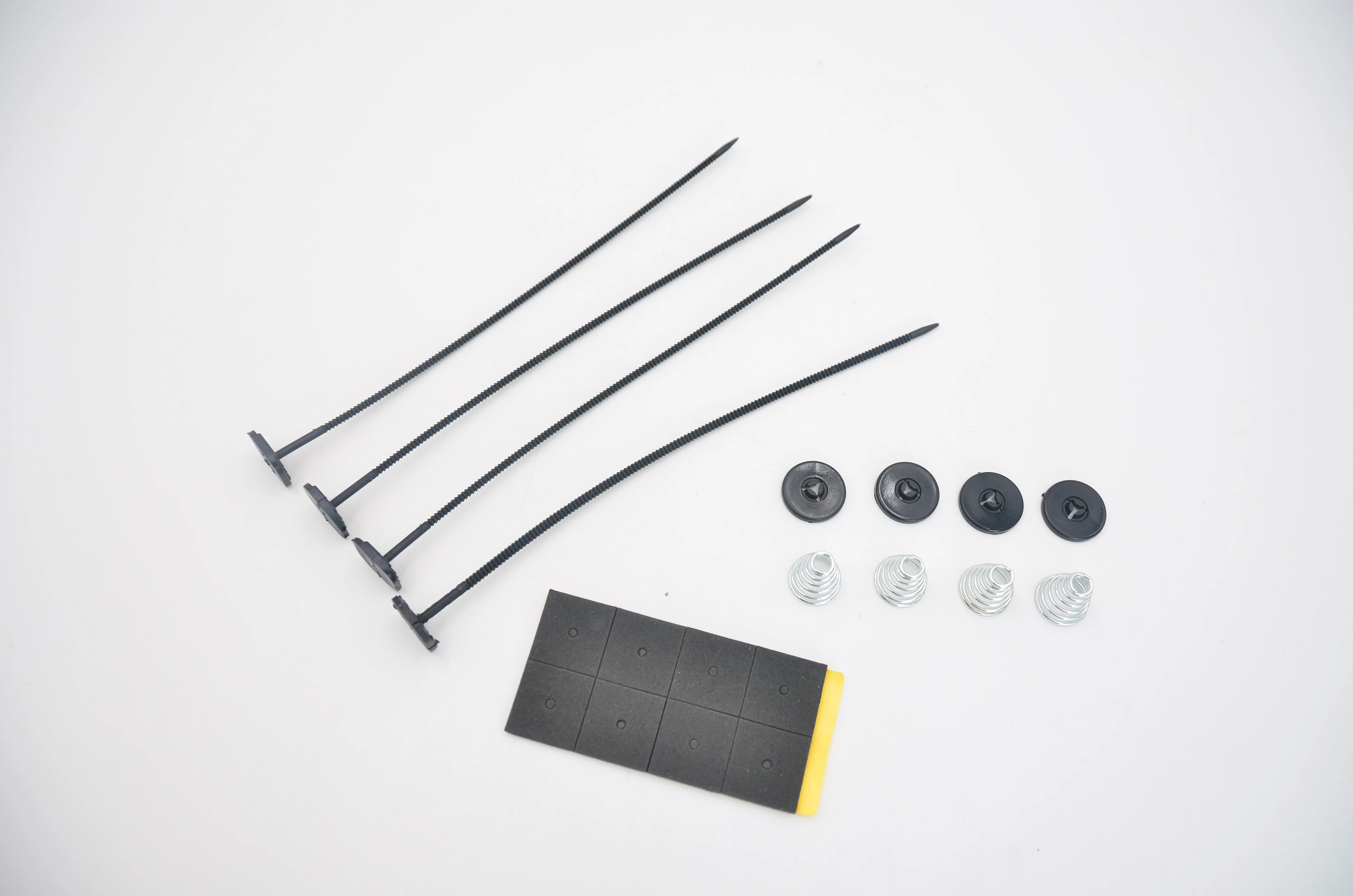 

ELECTRIC RADIATOR FAN TIE STRAP MOUNTING KIT 4 PACK ZIP TIES STRAPS TABS SPRINGS