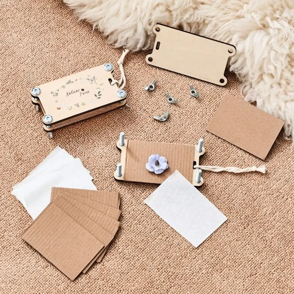 Educational Composite Board Paper Punch Set Embossed 8 Inch Flower Punch Tool Lightweight Multi‑shape Craft Punch Kit Art Class