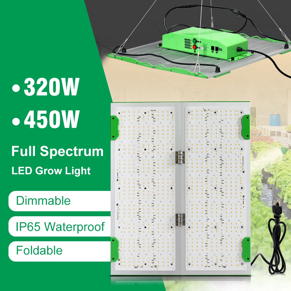 Foldable Full Spectrum LED Grow Light 281PRO 320W 450W For Hydroponic Growing Lamp Plants Phyto Veg Flowers