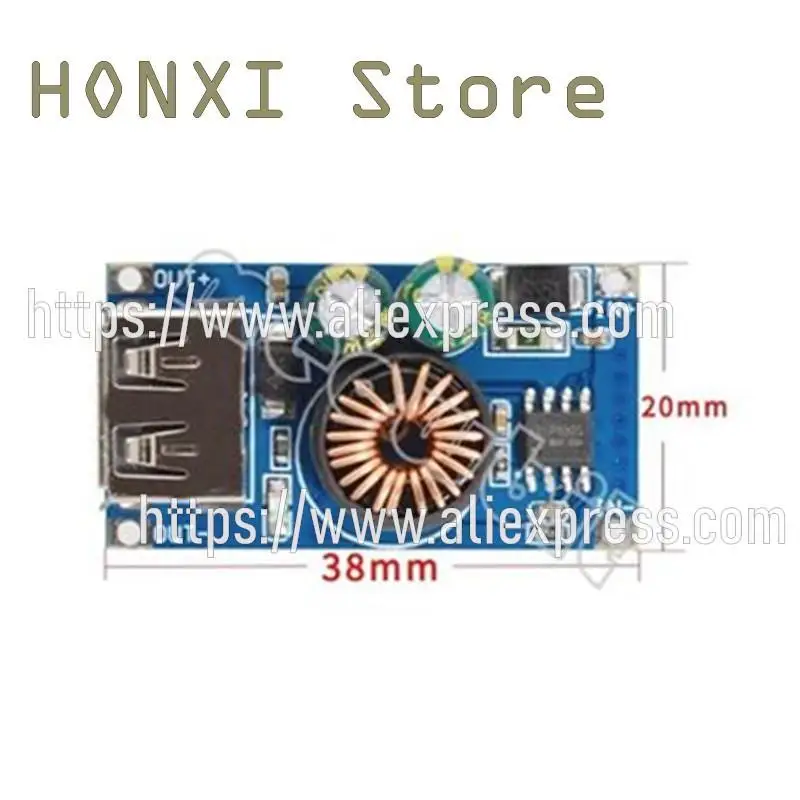 1PCS Mini USB step-down module 12V 24V turn 5V dc QC3.0 quick charge automatic regulating cell phone charge