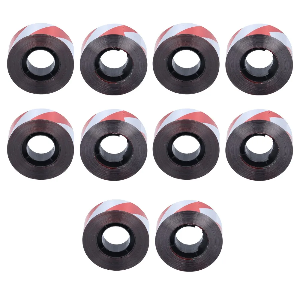 10PCS Durable PET Bird Deterrent Tape Dual Sided Red Silver Color Bird Scare Tape Double Sided Spiral Garden Tool