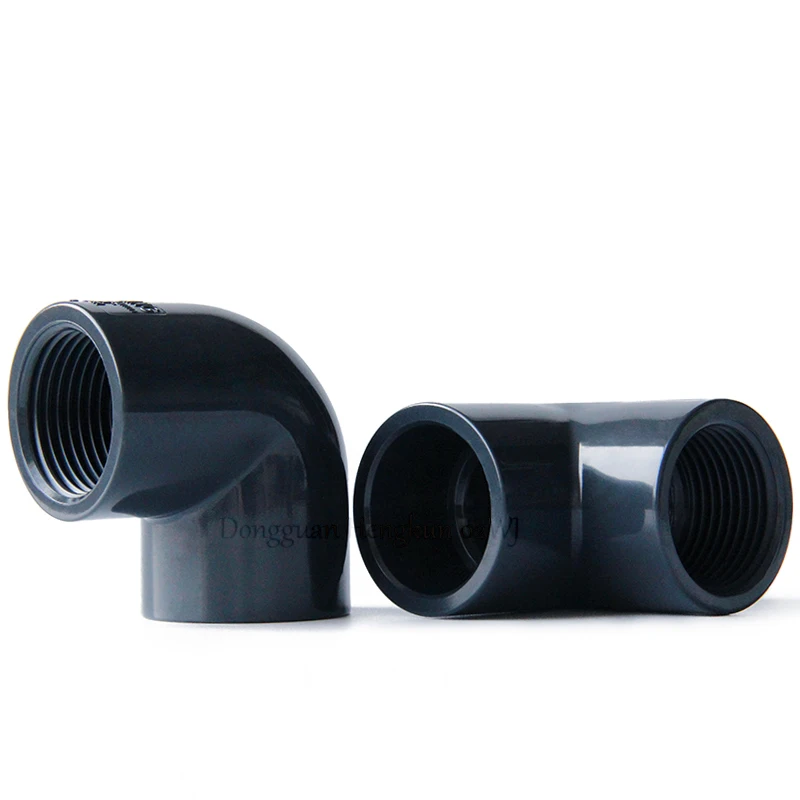 

1-20pcs/lot 20-63mm PVC Water Supply Pipe Single Internal Tooth Elbow Connector 90° Plastic Elbow Adapter Aquarium Joint Fitting