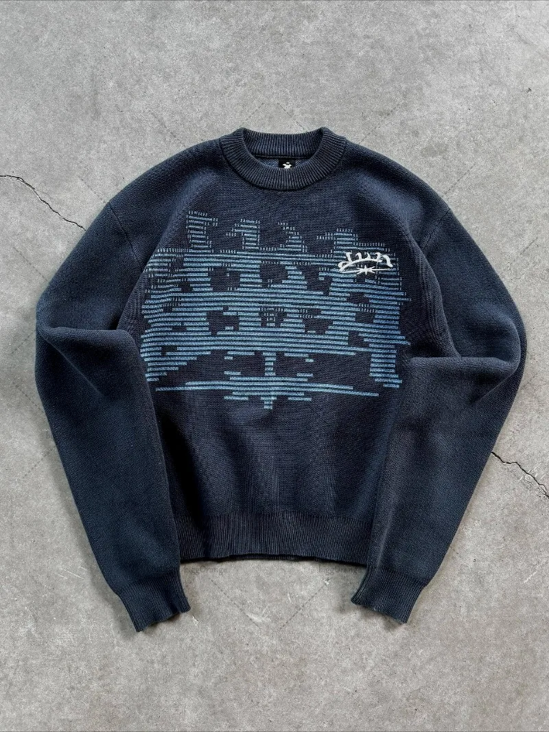 

Harajuku Hip-hop Retro Streetwear Trendy Brand Oversized Round Neck T-shirt Men Y2K American Casual Rock Vintage Loose Top Women