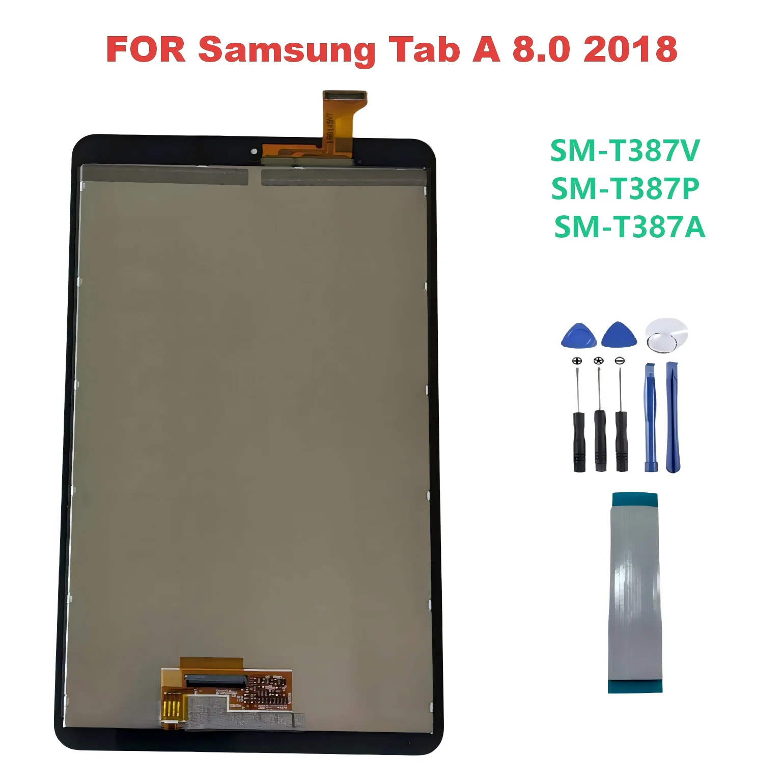AAA FOR Samsung Tab A 8.0 2018 SM-T387 T387V T387P T387A LCD Display + Touch Screen Digitizer Assembly