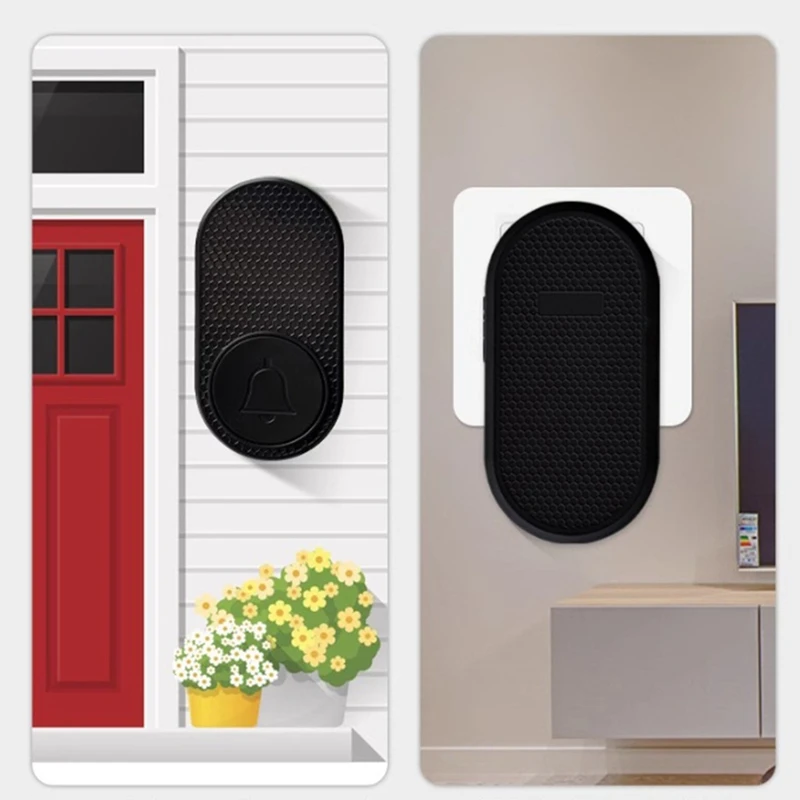 EU PLUG Wireless Doorbell Long Distance Elderly Pager Smart Remote Control Electronic Doorbell Wireless Emergency Pager