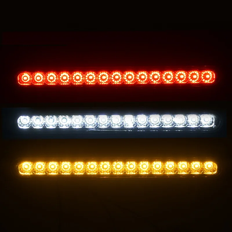 

15LED автомобильный светильник 12 В 24 В стоп-сигнал водонепроницаемый указатель поворота предупреждающий задний фонарь