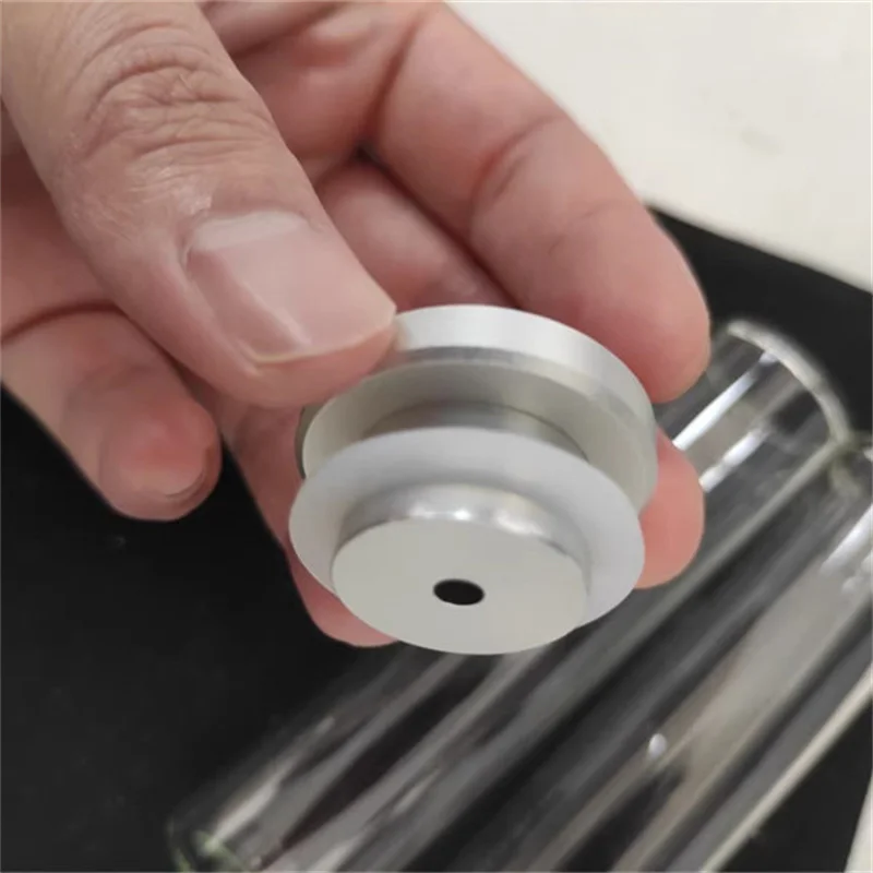 6pcs 20g-26g Coffee Beans Storage Tube One Way Exhaust Valve Glass Container with Aluminum Alloy Cap Sealed Jar Barista Tools