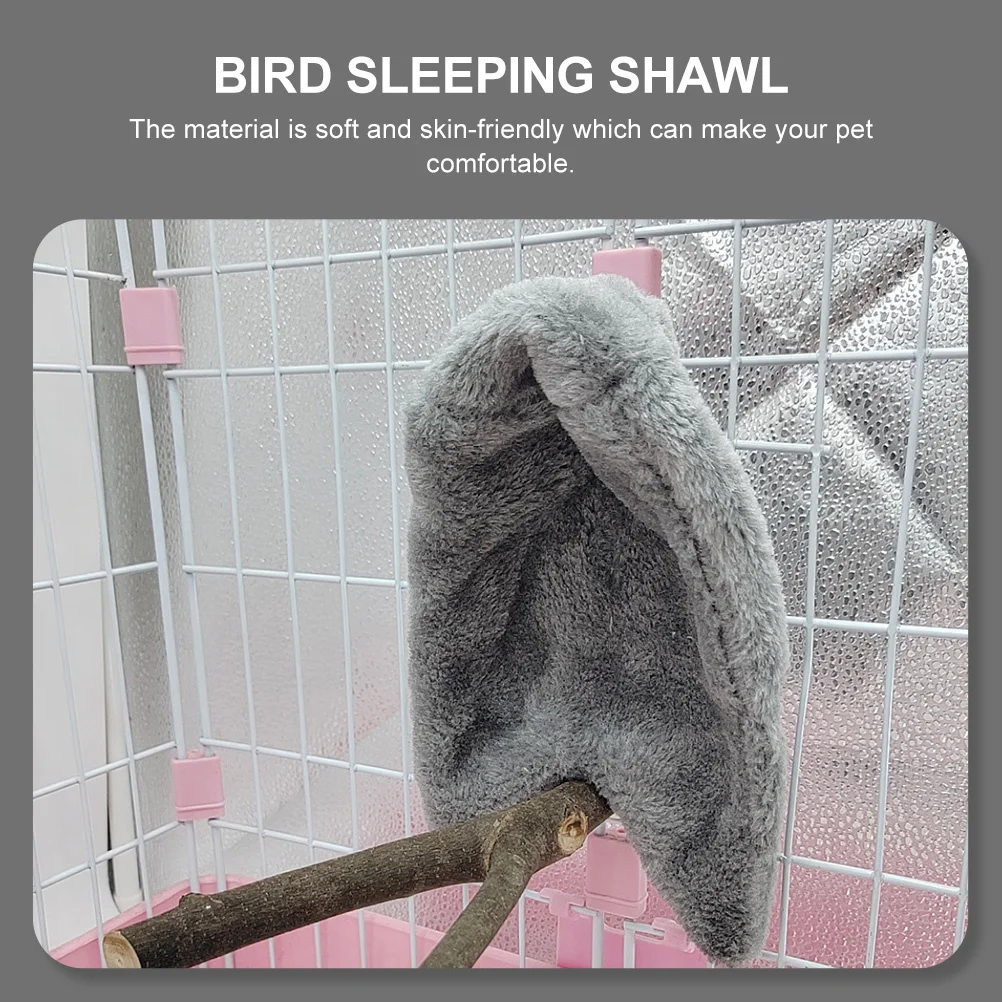 

2Pcs Bird Nest Blanket Warm Soft Parrot Sleeping Bed Cage Accessories Winter Blanket for Birds Bird Sleeping Shawl
