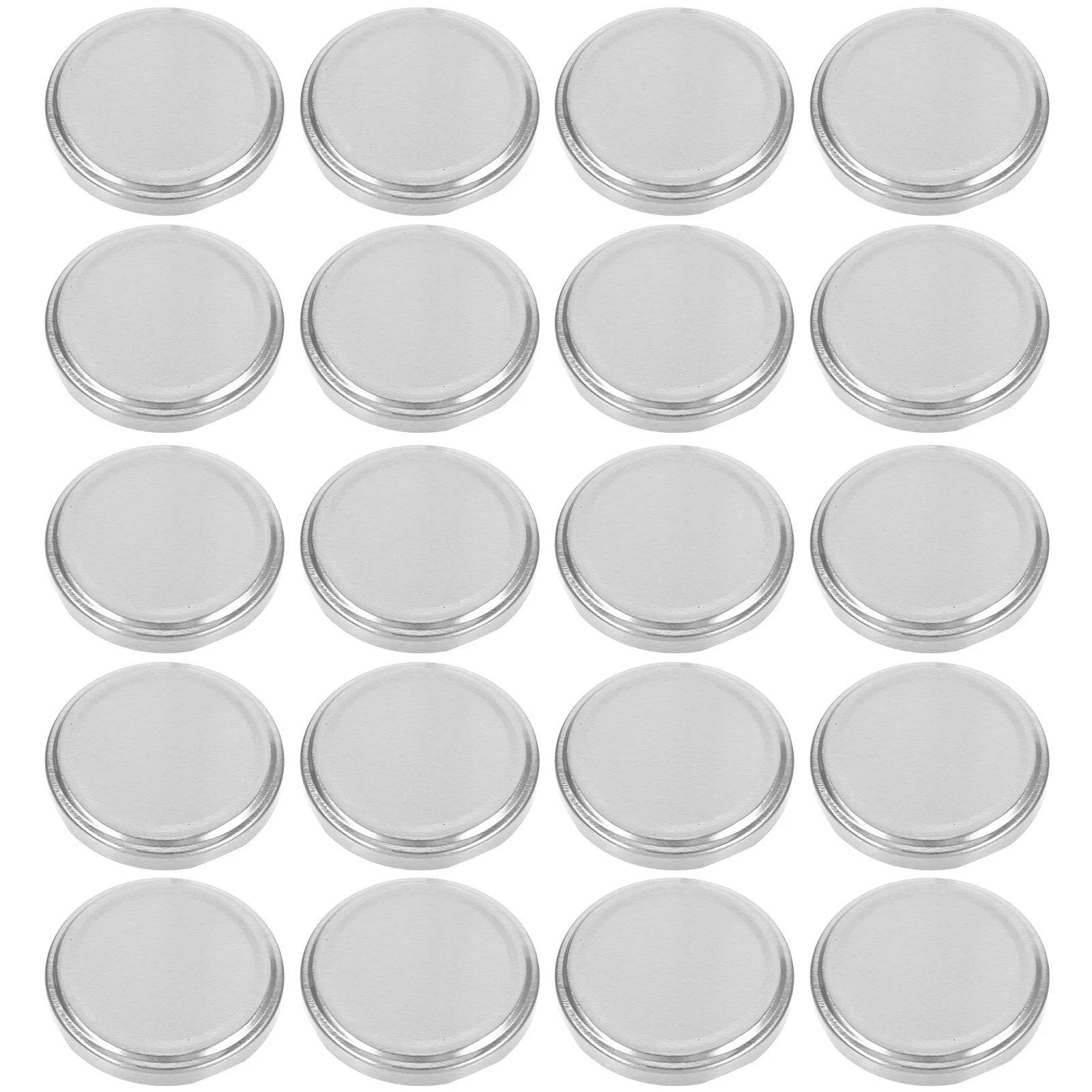 Couvercles de bocaux Mason de 66Mm, 100 pièces, bouchons hermétiques en fer blanc pour conserve, confiture, gelée, stockage d'épices, couvertures de conservation de cuisine réutilisables