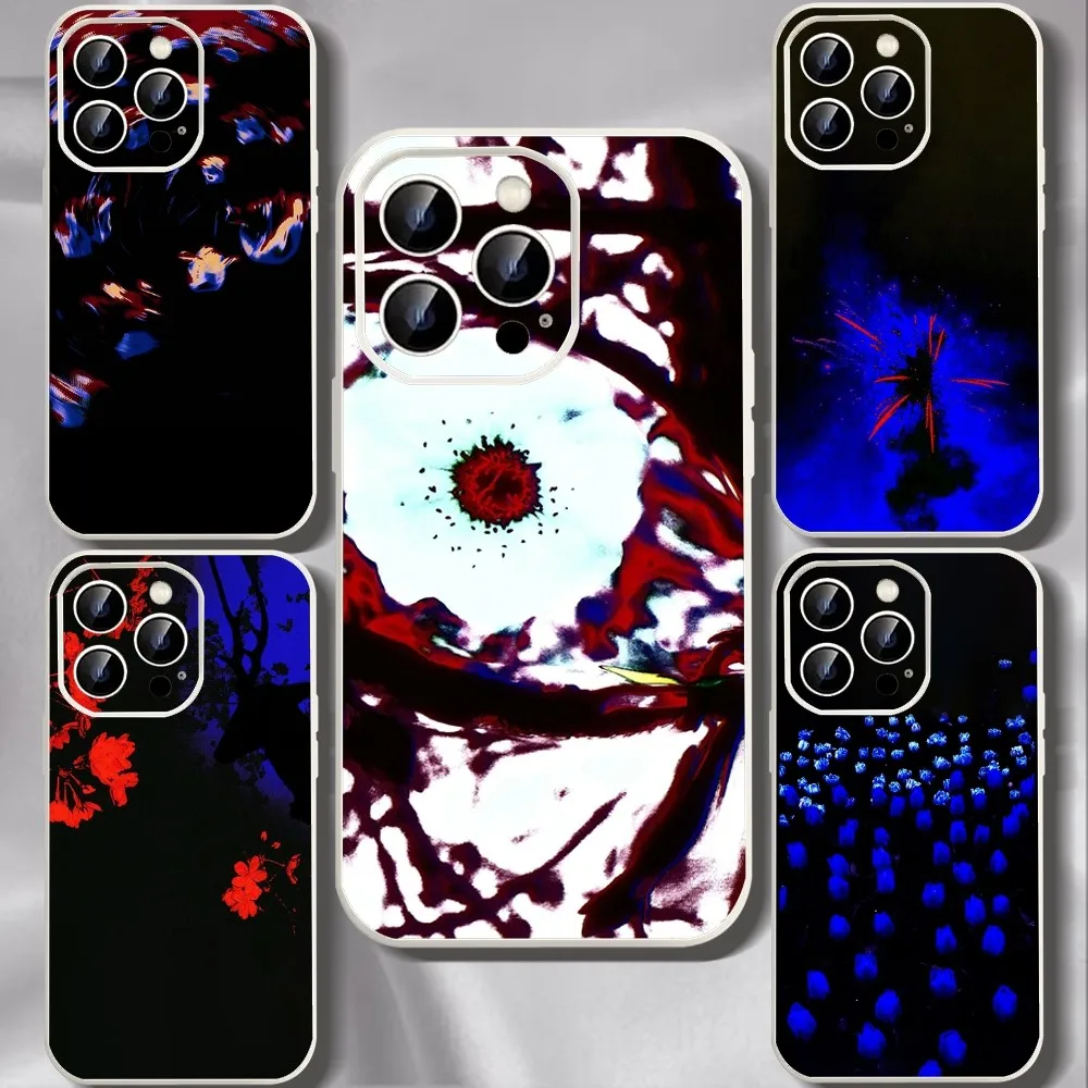 

Weird Visual Art Phone Case For Iphone 11 13 14 15 16 Pro Max X Xr Xs Max Se2020 12mini White Cover Case