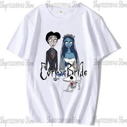 Corpse Bride T Shirt 2023 Summer New Men's and Women's Casual Street Fashion Corpse Bride Graphic Top