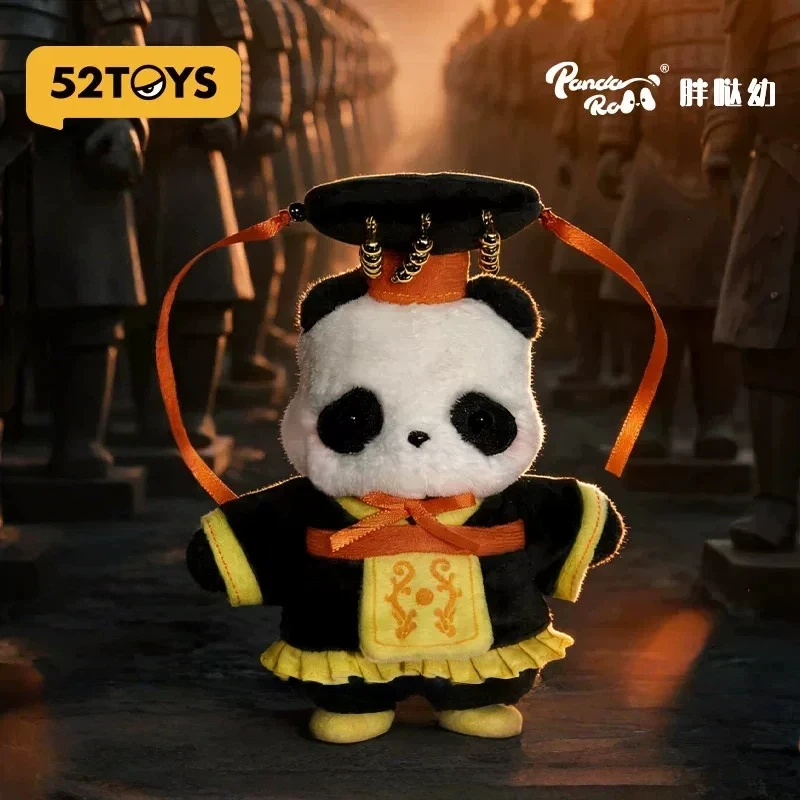 Hot Selling Genuine 52TOYS Pandaroll Cute Pendant Blind Box Emperor Qin Shi Huang Terracotta Army Panda Doll Ornament Toys Gifts