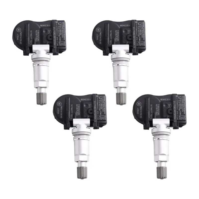 A58X-FW931A159AB LR070840 4PCS 433Mhz Tire Pressure Monitoring Sensor For Land Rover Range Rover LR3