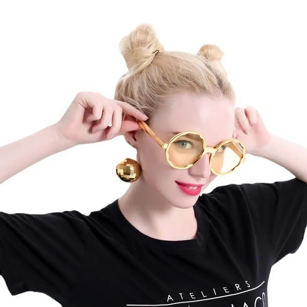 

Disco Ball Glasses Plastic Retro Funky Sunglasses With Disco Ball Pendant Party Favors Unisex Colorful Decor Carnival Accessory
