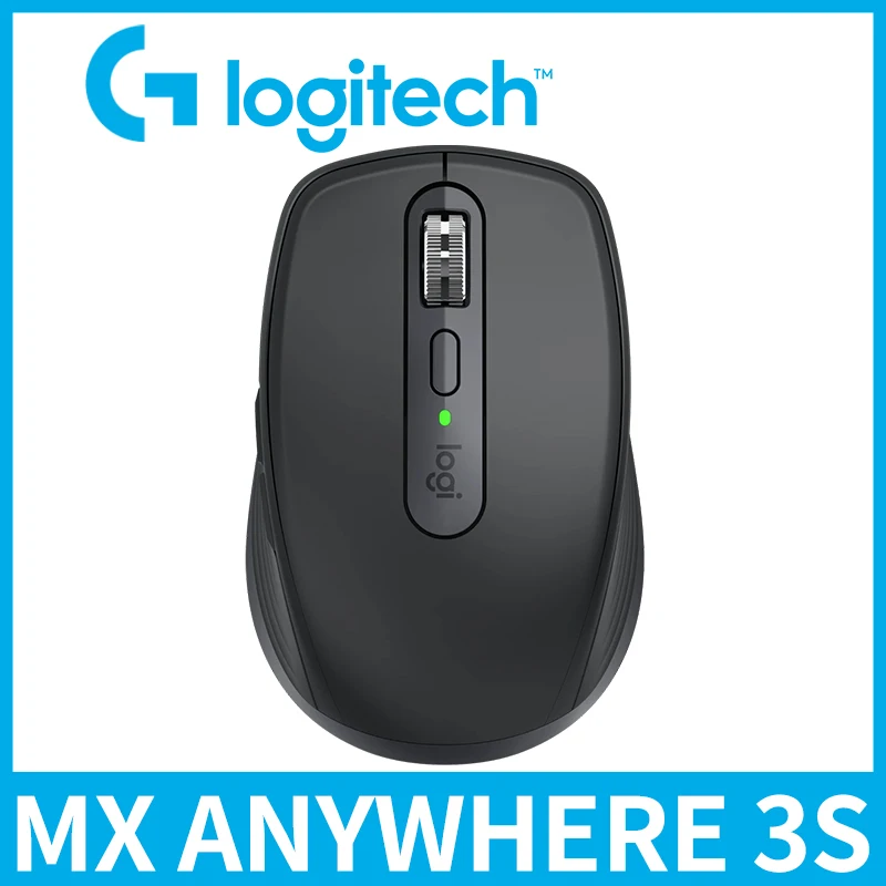 Logitech MXAnywhere 3S Wireless Bluetooth Silent Ergonomic Portable Office
