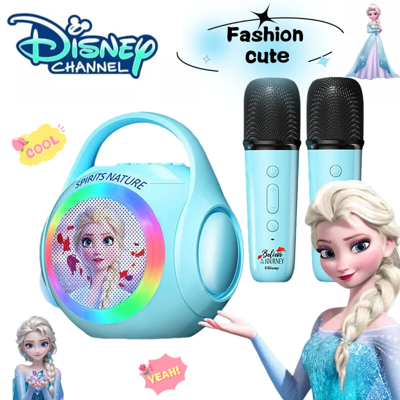 

Disney Microphone All-in-One Speaker Cute Cartoon and Fashionable Wireless Bluetooth Microphone for Boys and Girls Birthday Gift
