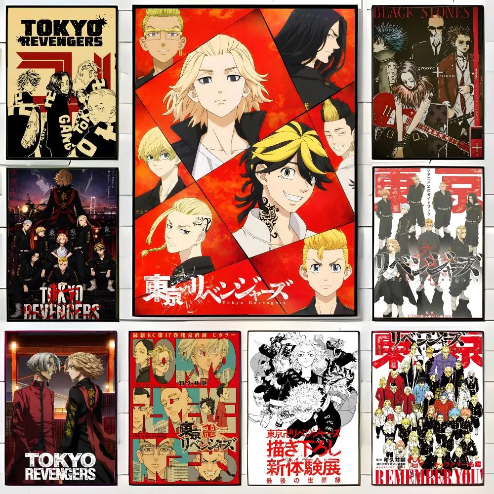 gritty anime T-Tokyo Revengers Poster Wall Art Print Decorative Mural Home Decor Gift Unframed