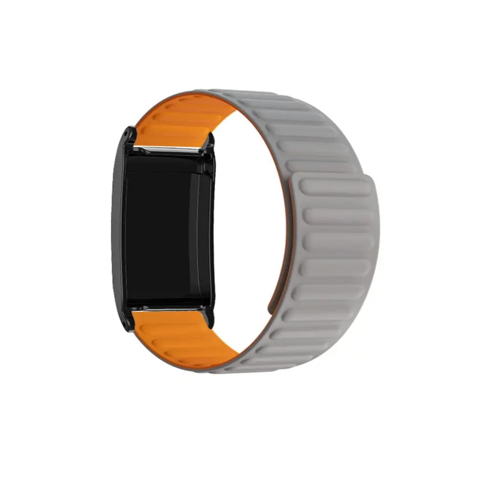Nova banda de fitness magnética ajustável silicone esportes pulseira com caso relógio protetor rastreador cinta para whoop 4.0 das mulheres dos homens
