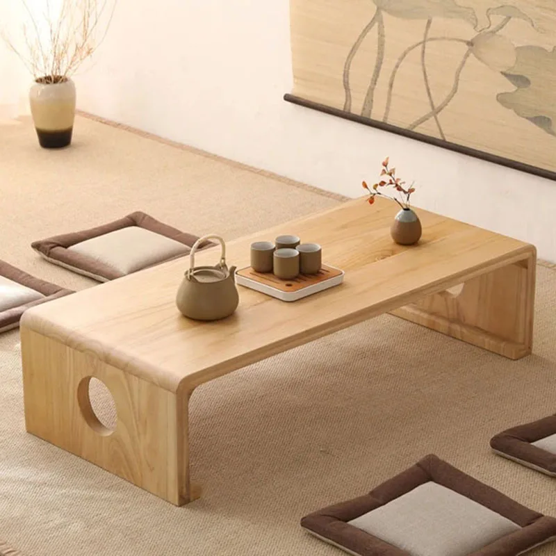 Wood Designer Coffee Table Small Modern Decoration Books Side Table Simple Aesthetic Mini Mesas Bajas Chinese Style Furniture