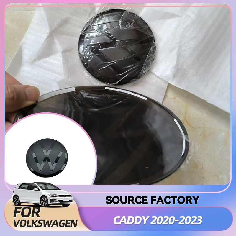 

Горячие анюры, 2 шт., зеркало, черное зеркало, белое, 140 мм, передняя решетка, эмблема 113 мм, задняя крышка багажника, логотип для Caddy 2020-2023 ac