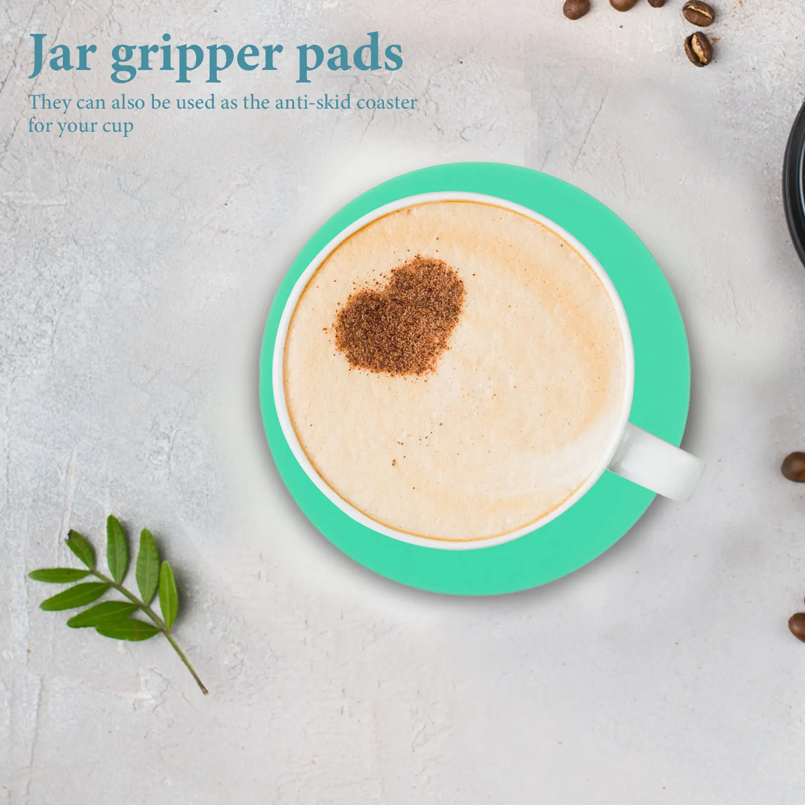 

5Pcs Silicone Jar Opener Pads Heat-Resistant Bottle Opener Cushions Multi-Use Cup Coasters Reliable Wear-Resistant