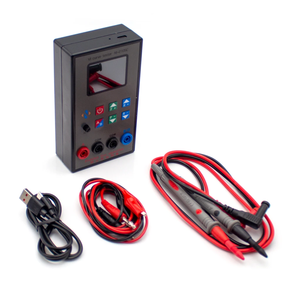 Portable Dual Channel VI Curve Tester 18 Levels Frequencies Adjustable with 2.0-inch TFT Screen NI-210SC