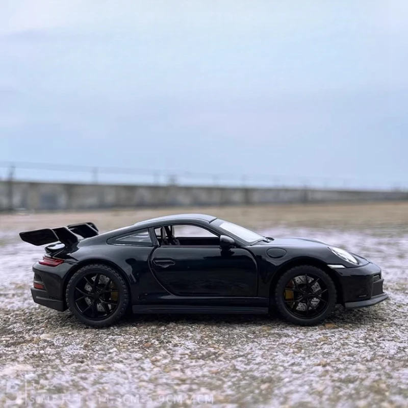 

1:32 911 GT3 Sports Car Alloy Miniature Car Model Diecast Metal Sound light Collection Children Toy Gift