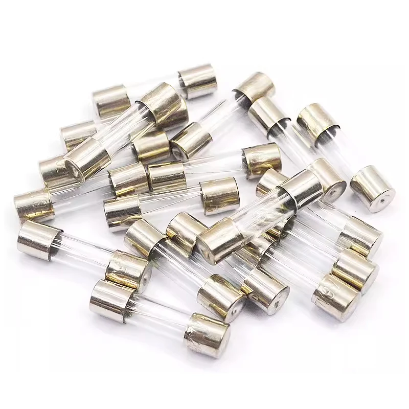 10PCS 5x20 Fuse Tube Glass Fuse Fuse 250V 0.1A 0.5A 1A 1.5A 2A 3A 3.15A 4A 5A 6A 6.3A 7A 10A 15A 20A 25A 30A 5X20 Glass Fuse