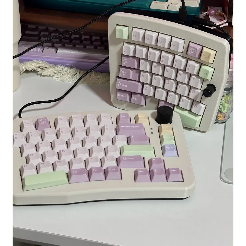 

BAlice80 Split Keyboard Wired Single-mode Customized Split Keyboard Kit Hot Swap VIAL 3D Printing Game Office Accessories Gift
