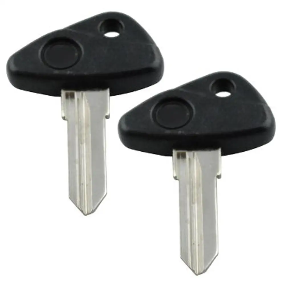 Replacement Motorcycle Ignition Key Blank Black Copper Shell Uncut Blade Universal for BMW R1100RS R1100GS