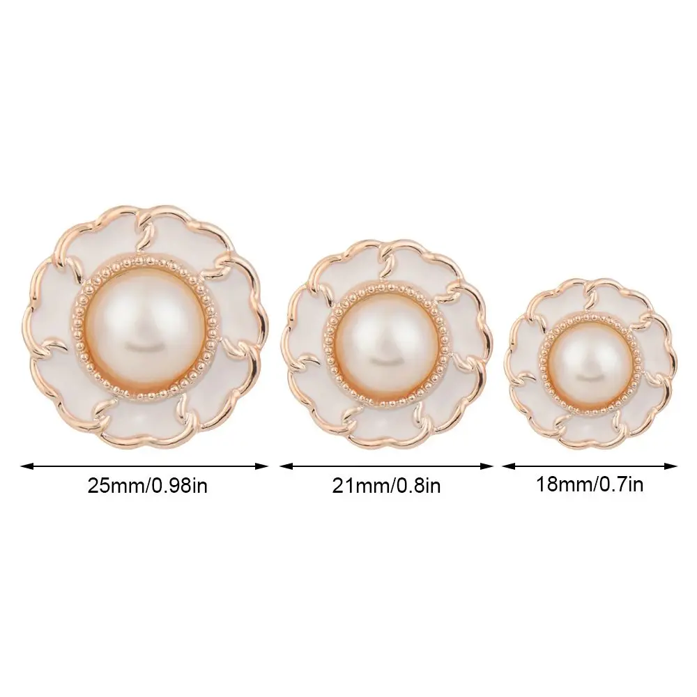 10Pcs Plastic Sewing Button DIY Decoration Pearl Buttons Sewing Accessories Shirt Buttons Needlework