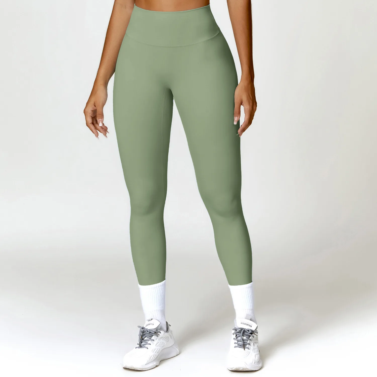 Mallas ajustadas de cintura alta para mujer, Leggings de Yoga con realce, pantalones largos de entrenamiento para mujer, Fitness, correr, gimnasio,