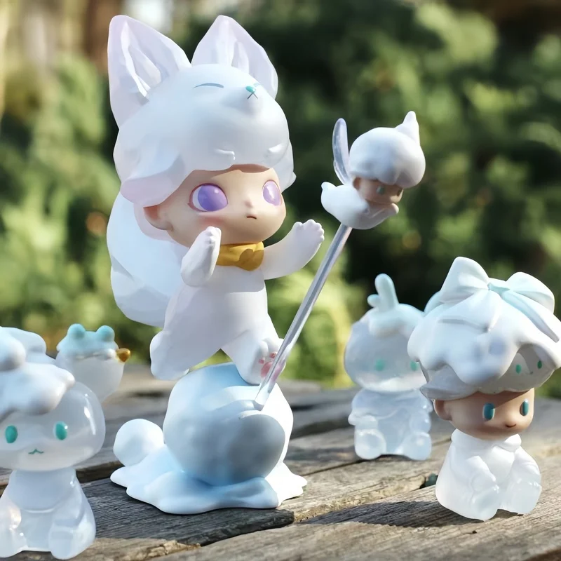 

Dimoo Letters From Snowman Series Mystery Box 1pc/6pcs Blind Box Action Figure Model Christmas Gift Cute Toy
