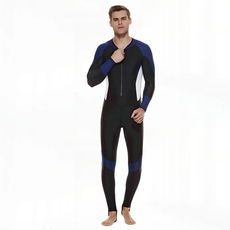 

New Diving Sunscreen Snorkeling Surf Suit Full Body For Men Wetsuit Surfing Swimsuits Surf Male sun protection Swimming Suit