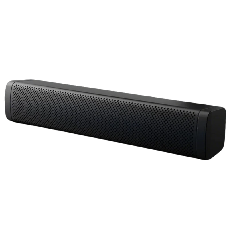 Mini USB Soundbar with Easy Volumes Adjustment USB Power Gaming Speaker MultiDevice Compatibility for Any Setting