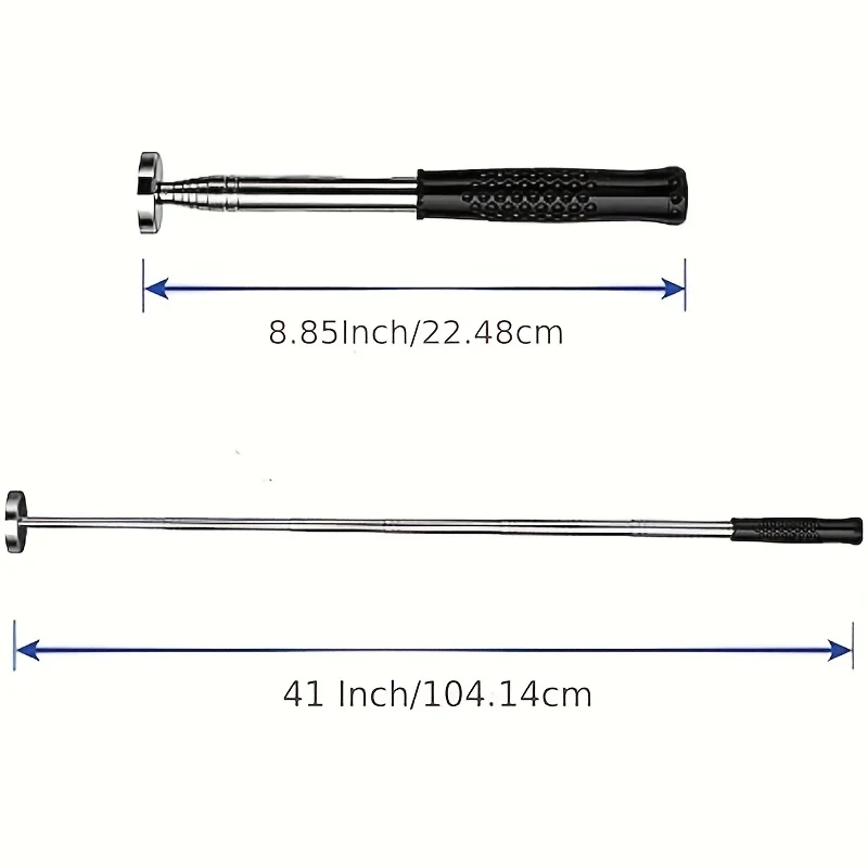 50lb Heavy Duty Magnetic Pickup Tool Telescoping Extendable Magnet Stick Rod Nut Bolt Retriever Auto Repair Hand Tool Gadget
