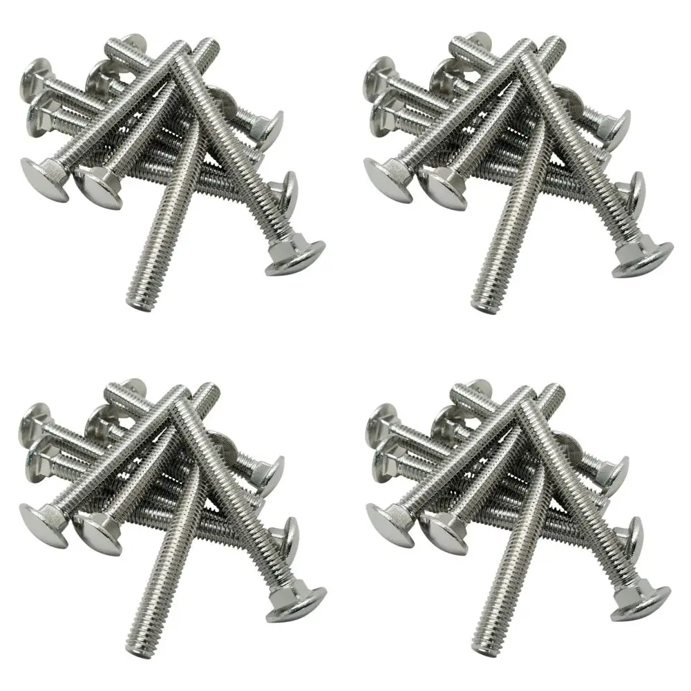 

Болты с кареткой из нержавеющей стали длиной 1/4 дюйма X 3 дюйма, класс 18–8 лет, незавершенные, упаковка из 25 штук, прочные крепежные детали