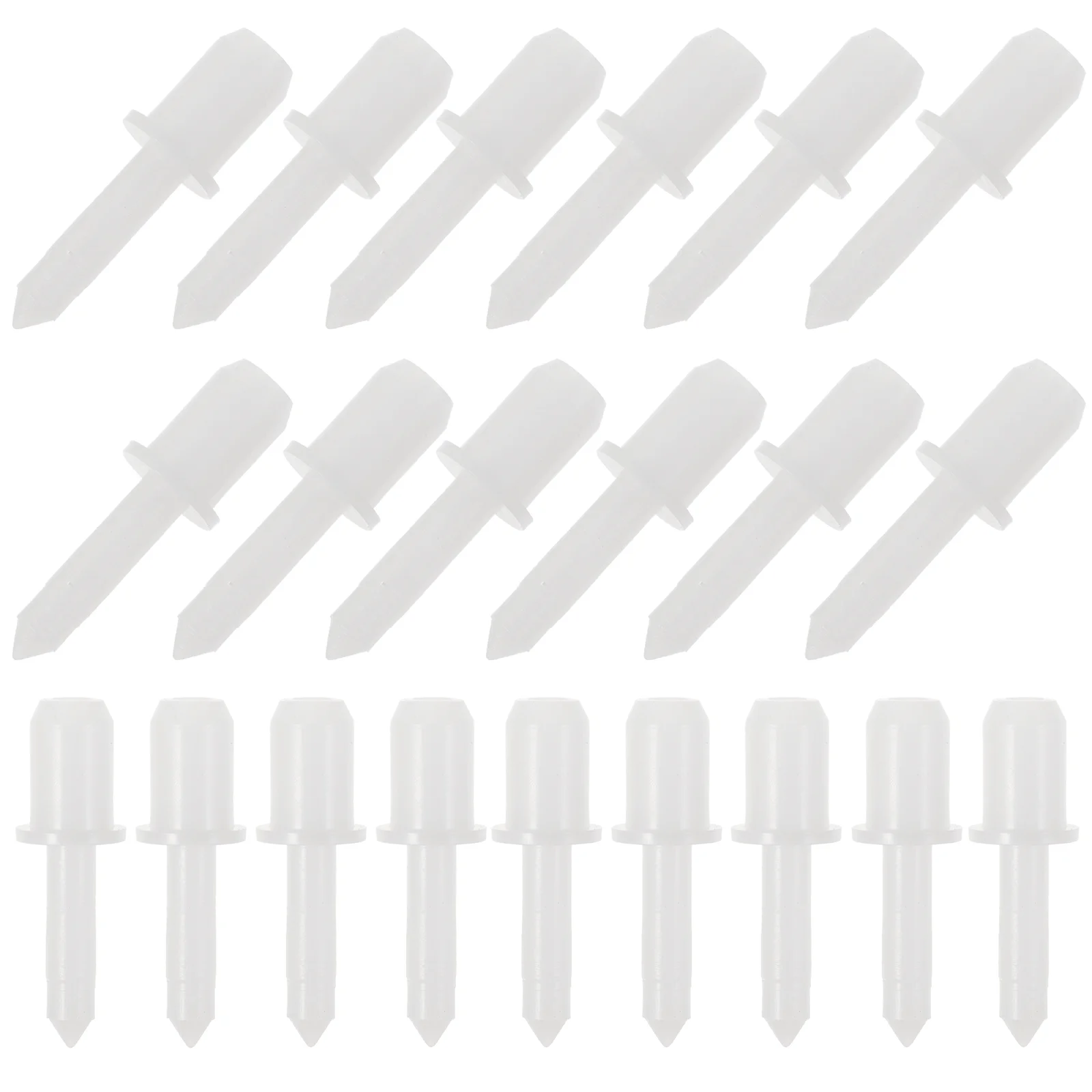 60 Pcs Replace Shutter Repair Window Blinds Hardware Plastic Fix Nylon Louver Pin