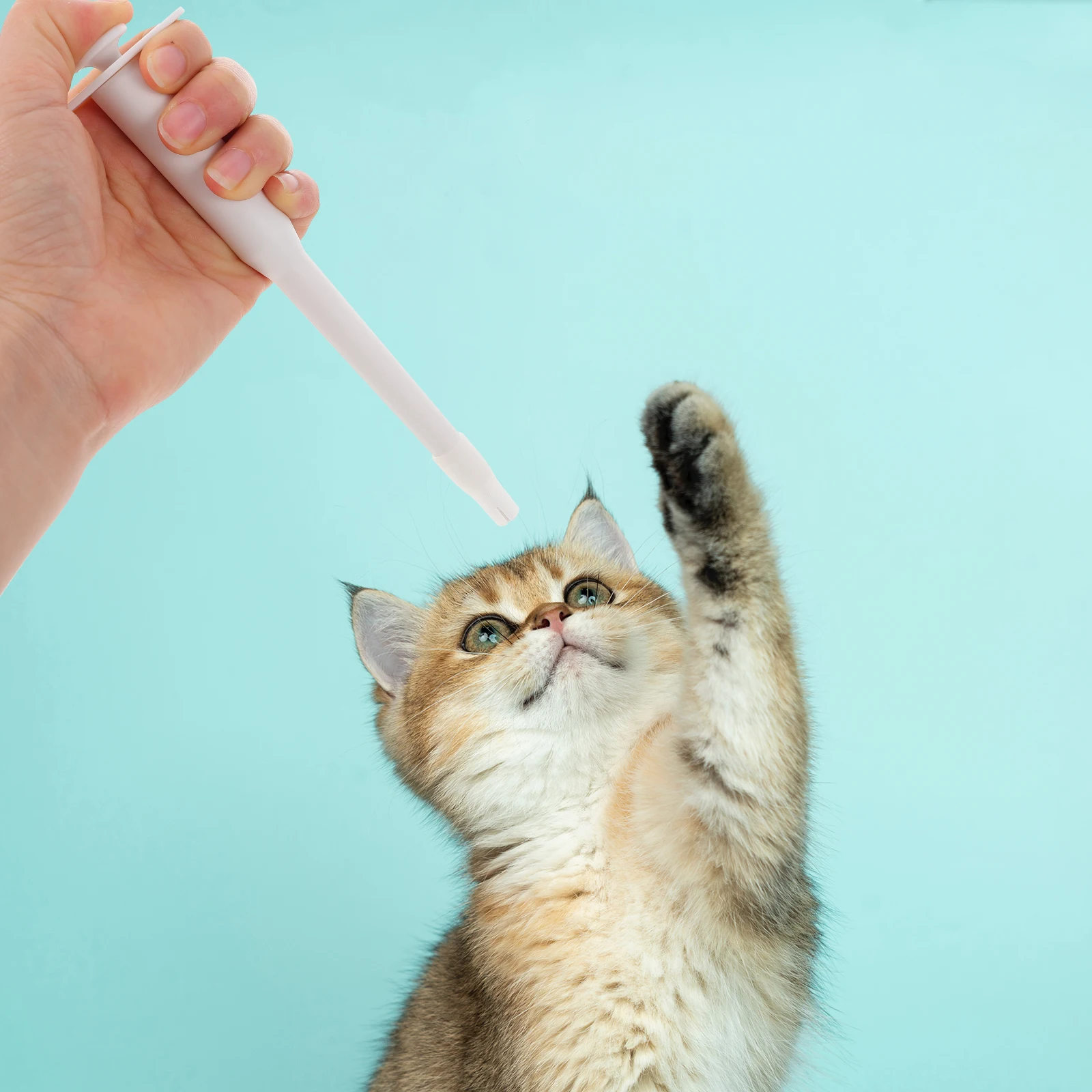 

Portable Pet Medicine Feeder Plastic Pills Dispenser Dog Accessory White Multi function Safe Easy Clean Practical Pet Care Item