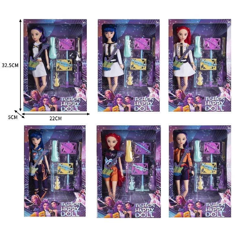 

K-pop Demon Hunter аниме K-pop девушка группа мультфильм Луми Зоя Мира фигурка виниловая фигурка-модель куклы девушка Рождественский подарок