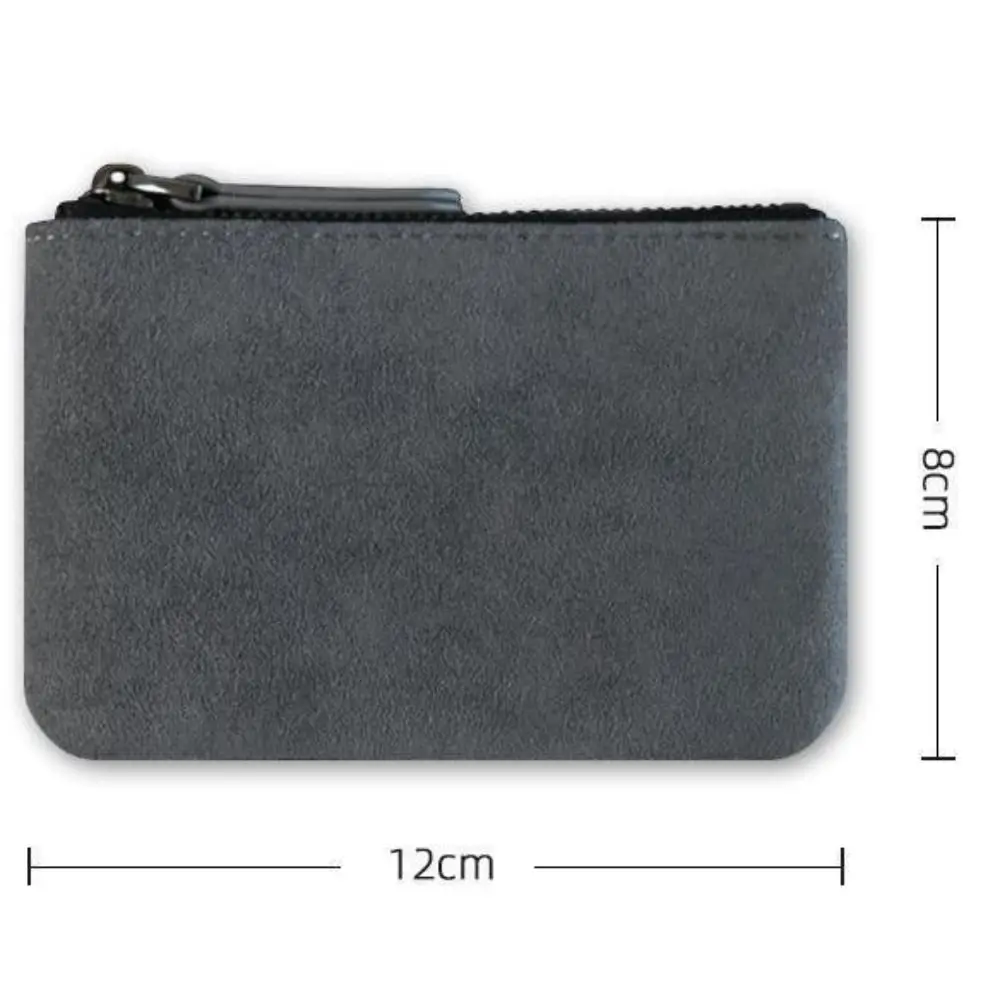 Fashion Mini PU Wallets Coin Purses Card Holder Money Bag Women Men Zipper Change Pouch