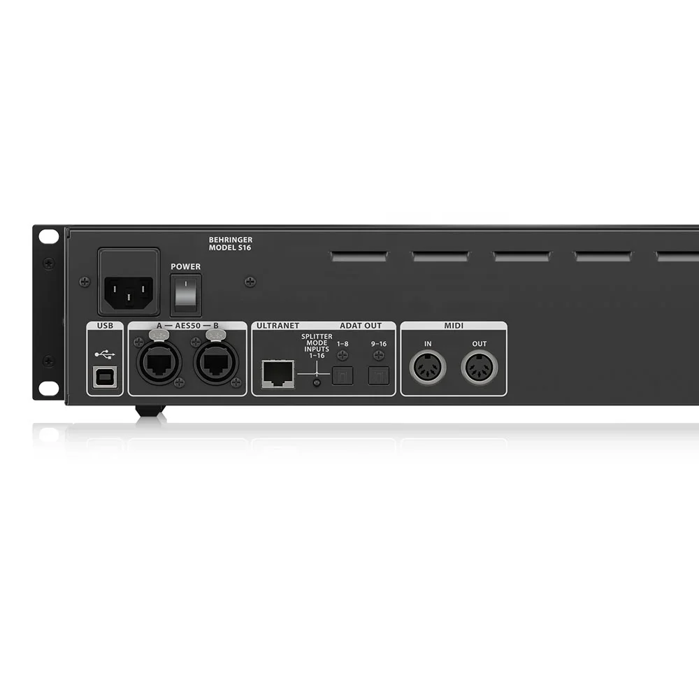 Behringer S16 kotak panggung 16-input untuk konsol Mixer Digital X32-Series Behringer