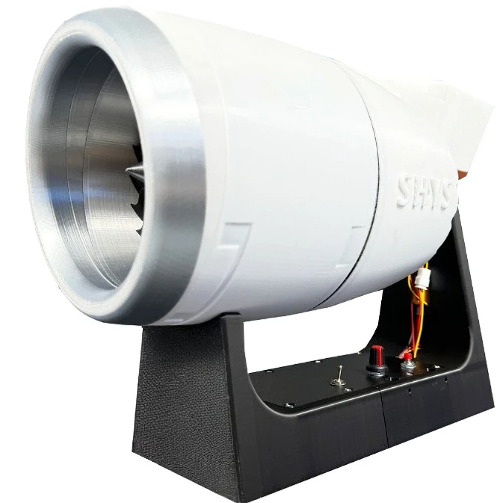 NF 3D Printed Aviation Simulation Engine Model PLA Material Aircraft Engine Model Ornament Brushless Motor Turbine Engine Model