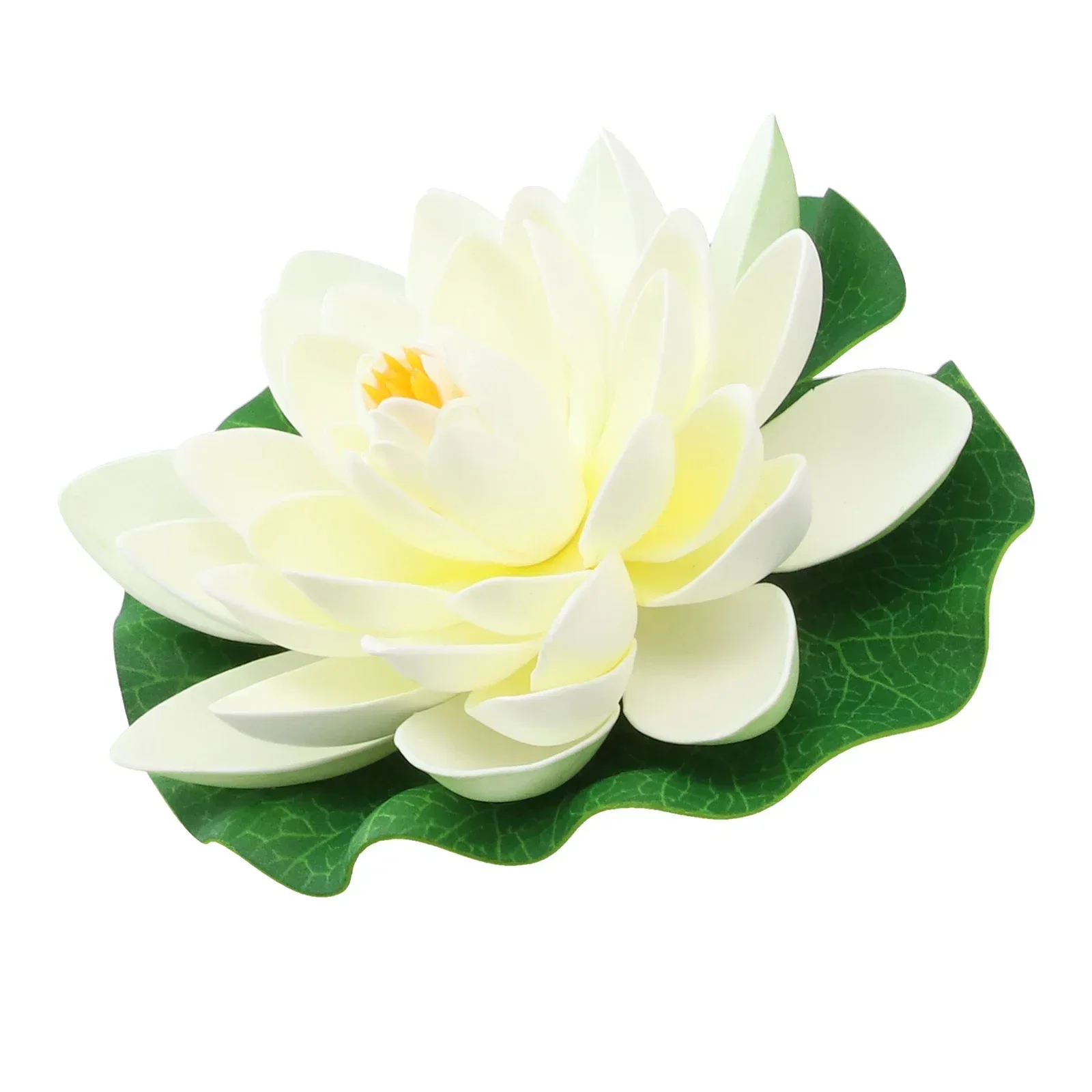 

Floating Lotus Water Lily Plastic Pond Aquarium Decor Simulation Artificial Lotus Fake Plant Home Outdoor Decor