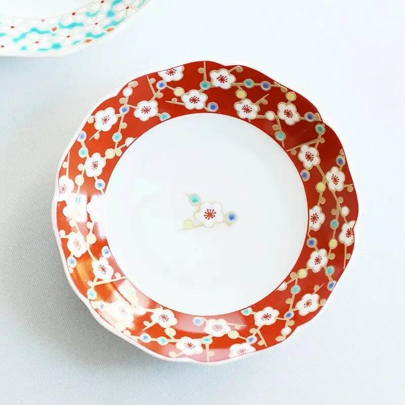 In Stock, 5 Types Sold Individually, Japanese Imported Kutani Ware Painted Small Plates, Fruit Dessert With Floral And Bird