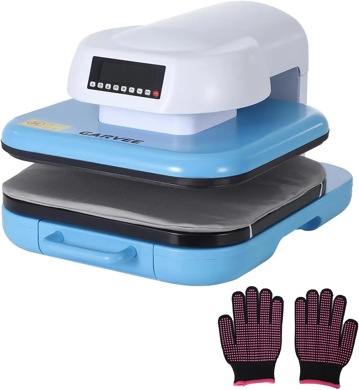 15x15 Auto Heat Press Machine for T-Shirts, Smart Press with Adjustable Pressure and Digital Display