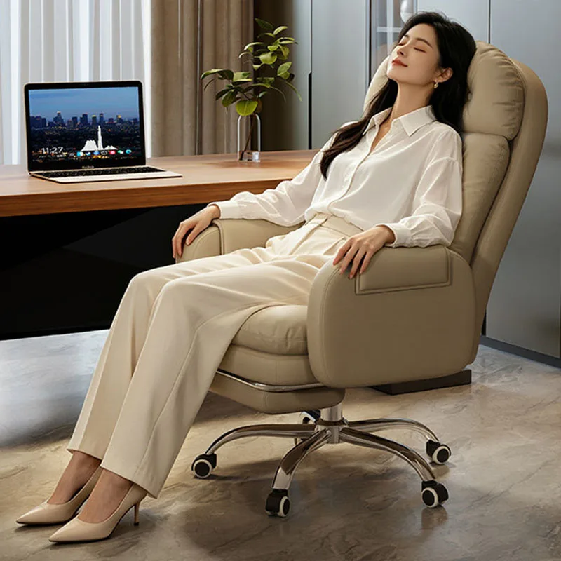 Backrest Comfortable Office Chair Study Conference Playseat Mobile Luxury Modern Office Chair Recliner Muebles Library Furniture