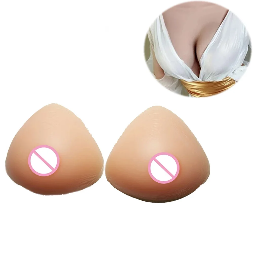 Cosplay Sexy Silicone False Breast Chest Pad Realistic Boobs Bra Drag Queens Transvestites Crossdressing Adult Supplies