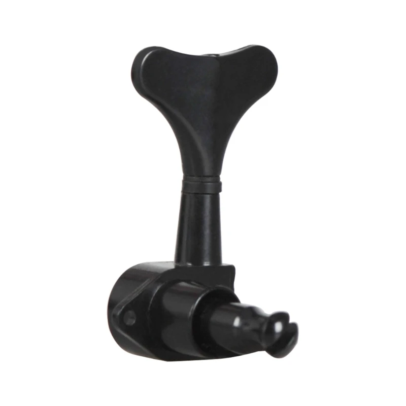 4Pcs Black Bass String Tuning Peg Replacement Bass Machine Head Knobs Enduring
