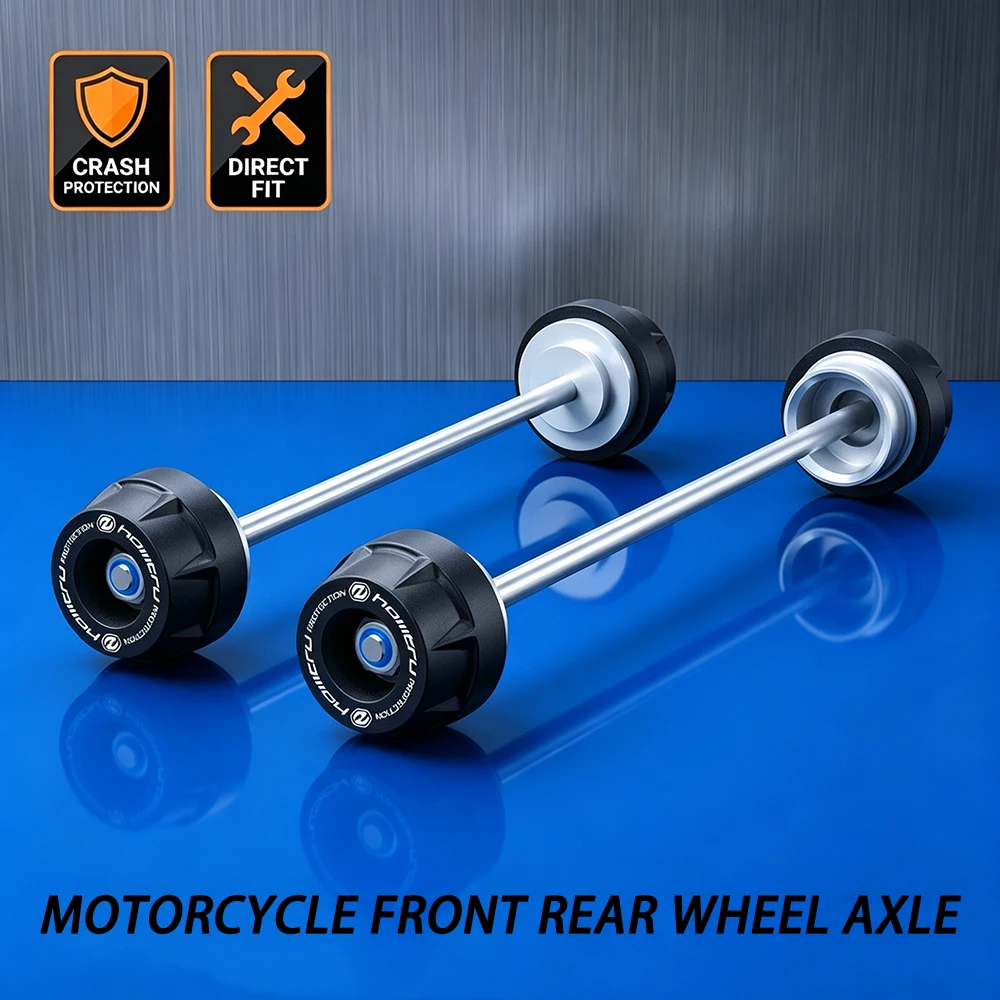 Front Rear wheel Spindle Crash Protection For Yamaha YZF R7 2022-2025